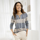 Shirts - Shirt in ausgefallener Verarbeitung – Farbe GRAU-BEIGE-SCHWARZ – Ansicht 3 Shirts - Shirt in ausgefallener Verarbeitung, in Größe 038 bis 054, in Farbe GRAU-BEIGE-SCHWARZ – Farbe GRAU-BEIGE-SCHWARZ – Ansicht 3