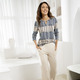 Shirts - Shirt in ausgefallener Verarbeitung – Farbe GRAU-BEIGE-SCHWARZ – Ansicht 4 Shirts - Shirt in ausgefallener Verarbeitung, in Größe 038 bis 054, in Farbe GRAU-BEIGE-SCHWARZ – Farbe GRAU-BEIGE-SCHWARZ – Ansicht 4