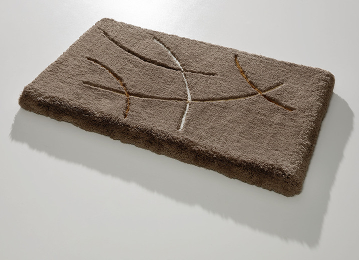 Badgarnituren - Badgarnitur in barfußweicher Qualität, in Größe 100 (Vorleger halbrund, 50/ 80 cm) bis 112 (WC-Deckelbezug, 47/ 50 cm), in Farbe SILBER Ansicht 5