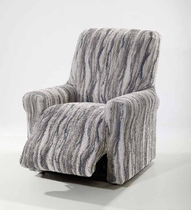 Wohnaccessoires - Stretchbezüge aus bi-elastischem Mikrofaser-Stretch, in Größe 101 (Sesselbezug) bis 106 (Stuhlbezug), in Farbe BEIGE Ansicht 4