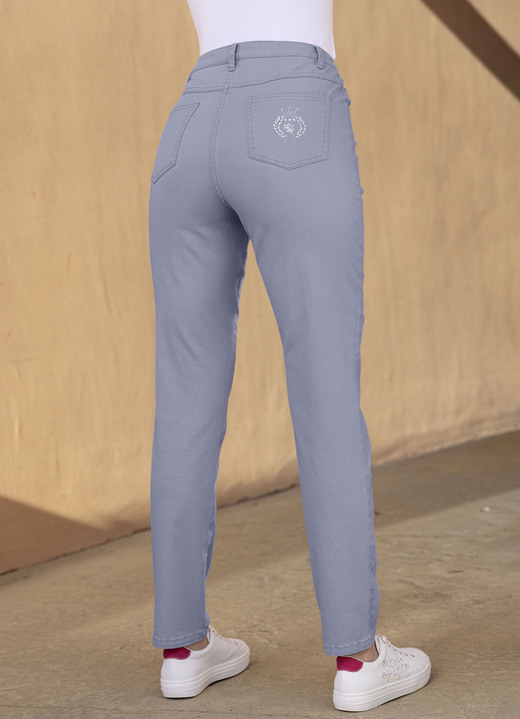 Hosen - Edeljeans in 5-Pocket-Form, in Größe 017 bis 052, in Farbe WEISS Ansicht 16