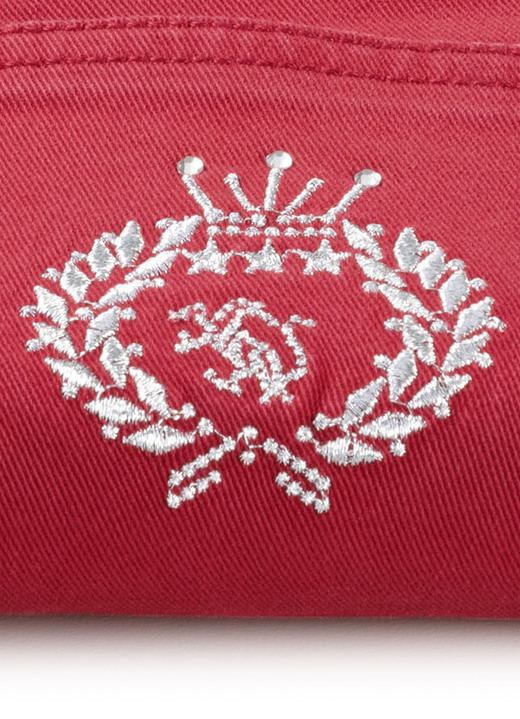 Hosen - Edeljeans in 5-Pocket-Form, in Größe 017 bis 052, in Farbe OLIV Ansicht 4