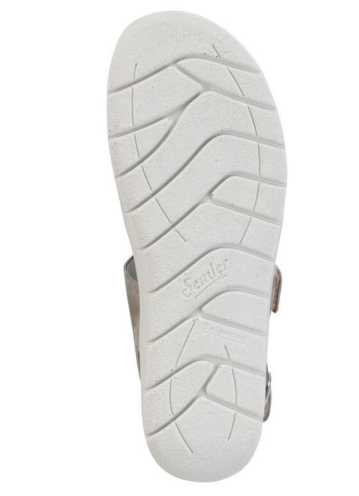 Komfortschuhe - ELENA EDEN Sandale mit verstellbarem Fersenriemchen, in Größe 3 bis 7 1/2, in Farbe HELLGRAU Ansicht 3