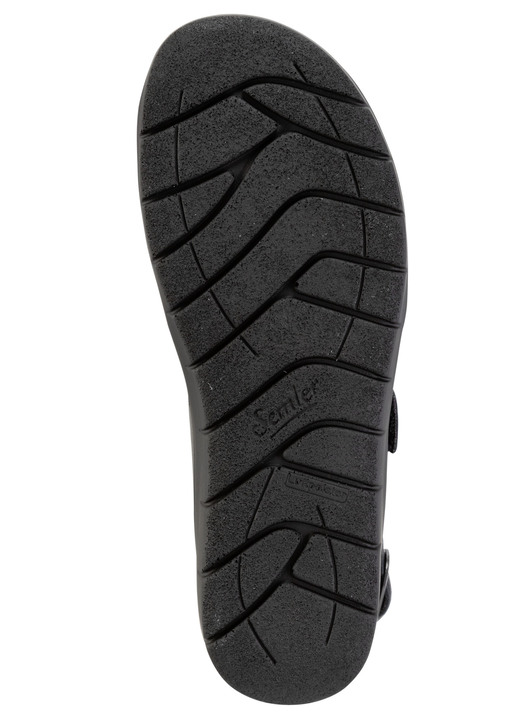 Komfortschuhe - ELENA EDEN Sandale mit verstellbarem Fersenriemchen, in Größe 3 bis 7 1/2, in Farbe SCHWARZ Ansicht 3