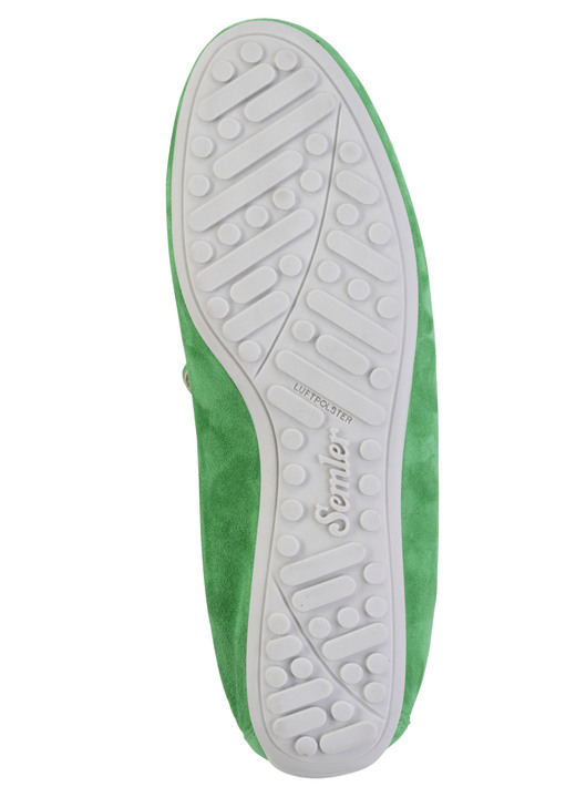 Komfortschuhe - ELENA EDEN Slipper aus weichem Veloursleder mit luftiger Perforation, in Größe 3 1/2 bis 8, in Farbe HELLGRAU Ansicht 12