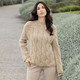 Pullover - Pullover in Grobstrick, in Größe L(44/46) bis XXL(52/54), in Farbe ECRU – Farbe BEIGE – Ansicht 1