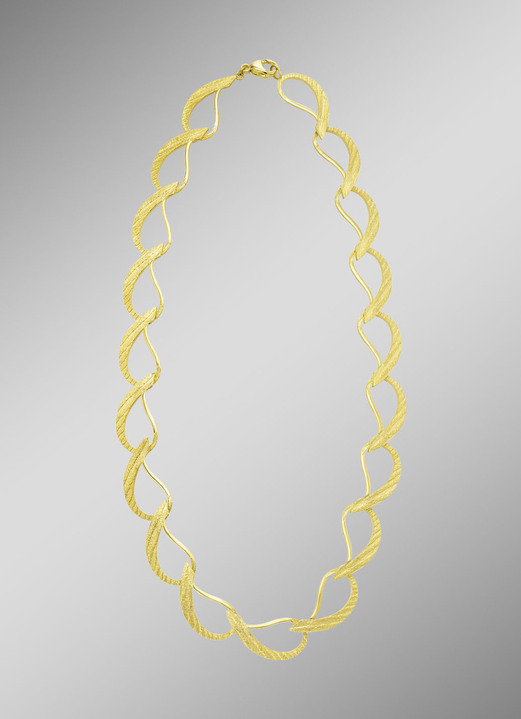 Halsketten & Armbänder - Vergoldete Halskette aus Silber , in Farbe  Ansicht 1