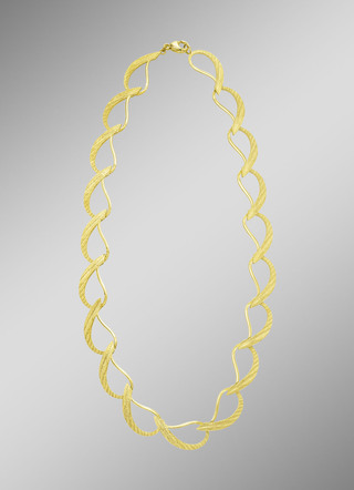 Vergoldete Halskette aus Silber