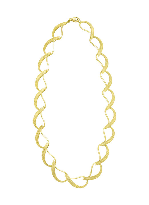 Halsketten & Armbänder - Vergoldete Halskette aus Silber , in Farbe  Ansicht 2