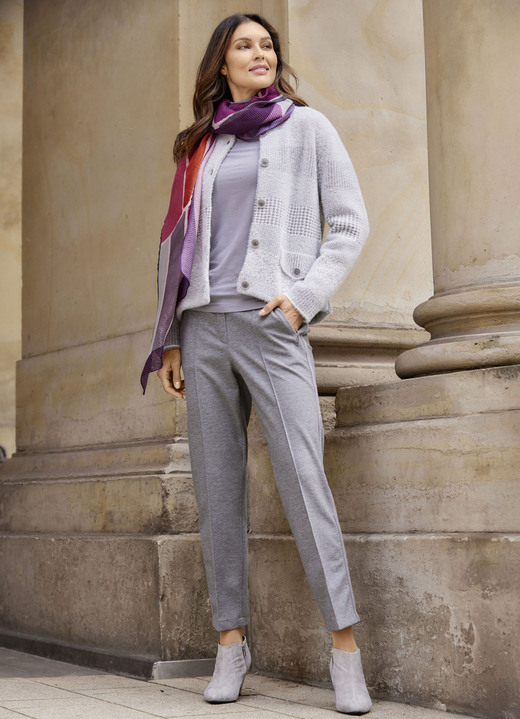 Tücher & Schals - Schöner Schal, in Farbe BEERE-AUBERGINE-ECRU-BUNT Ansicht 3