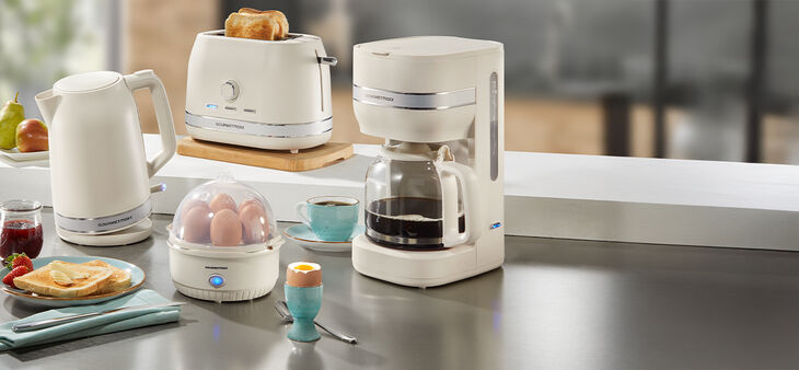 wei&szlig;es K&uuml;chenmaschienenset