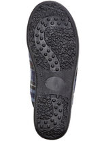 Zweierpack, gefütterte Herren-Hausschuhe, mit Wolle 1XBRAUN,1XBLAU