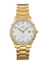 Dugena-Quartz-Herrenuhr mit Edelstahlbandgeh&auml;use 