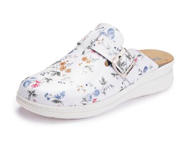 ELENA EDEN, klassische Damen-Clogs, Weite H, mit herausnehmbarem Fu&szlig;bett 