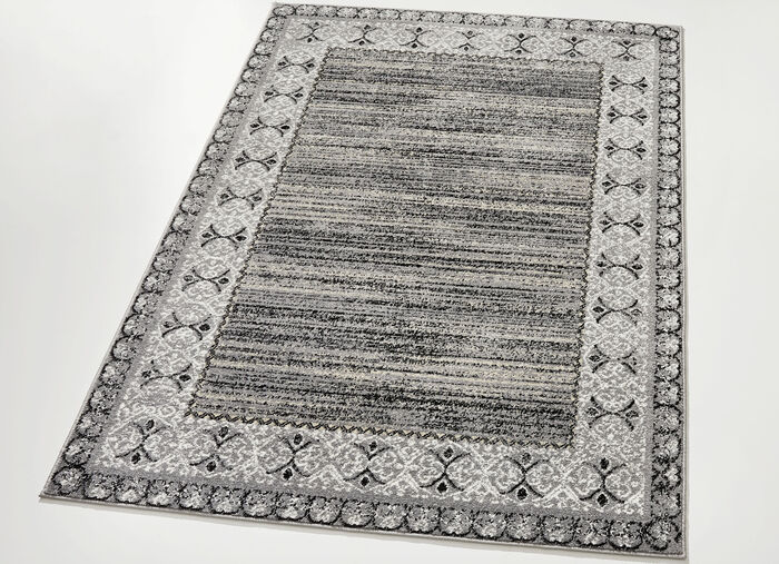 H&uuml;bsche Br&uuml;cken und Teppiche mit Rankenmotiv SILBER