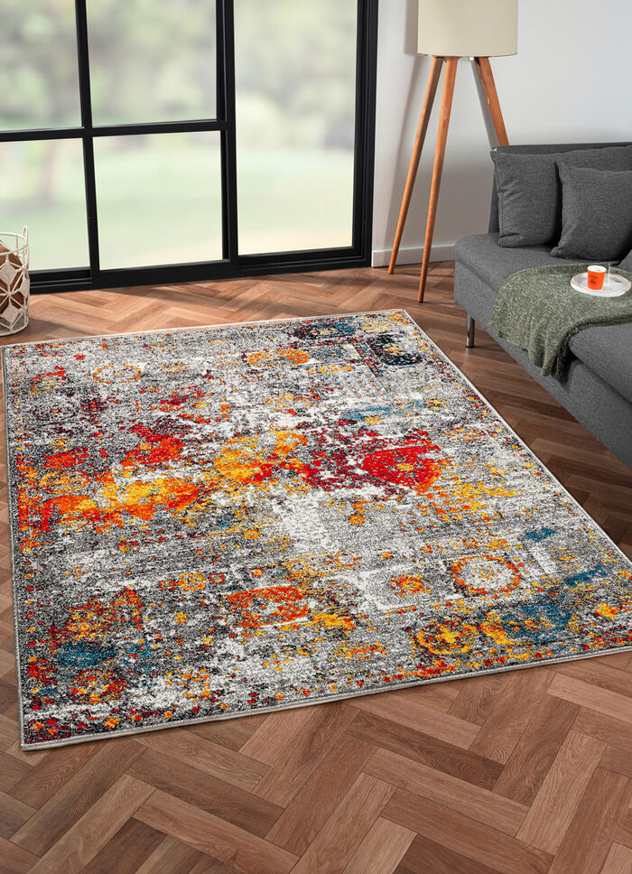 Farbenfrohe Brücken und Teppiche 