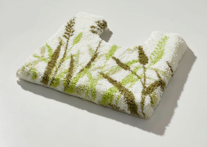 Naturnahe Badgarnitur mit Gräsermotiv NATUR