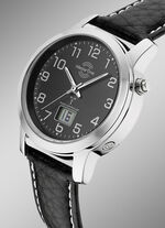 Modische, sportliche Damen-Lederarmbanduhr 