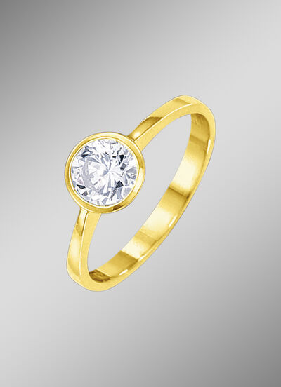 Entz&uuml;ckender Damenring mit Brillant 