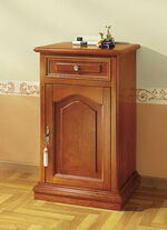 Teilmassive Kommode mit Echtholzfurnier KIRSCHBAUM