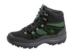 Waldl&auml;ufer Schn&uuml;r-Stiefelette mit Klimamembrane SCHWARZ-GR&Uuml;N
