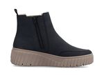 Rieker, trendige Damen-Boots, Winterschuhe, mit herausnehmbarem Fu&szlig;bett DUNKELBLAU