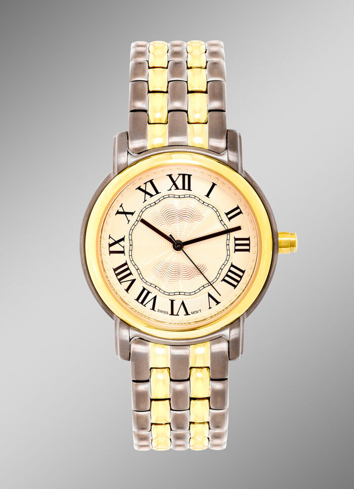 Pierre Chaubert Funk-Herrenuhr mit Edelstahlgeh&auml;use 