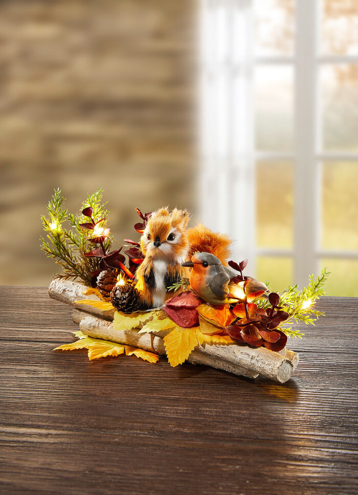 Beleuchtetes Tischgesteck 