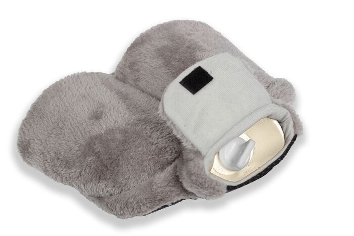 Vital Comfort Fu&szlig;-W&auml;rmflasche mit sanftem Fleece-Bezug 