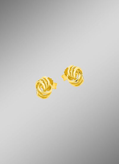Klassische Knoten-Ohrstecker 