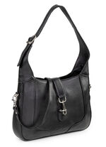 Laurina Tasche aus genarbtem Nappaleder SCHWARZ