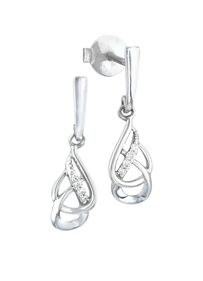 Nostalgische Ohrstecker aus Platin 