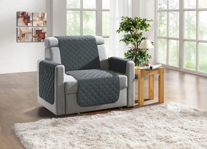 Wohnaccessoires mit Fleckschutz ANTHRAZIT