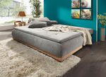 Schlafsofa mit Bettkasten und Kissen SCHLAMM