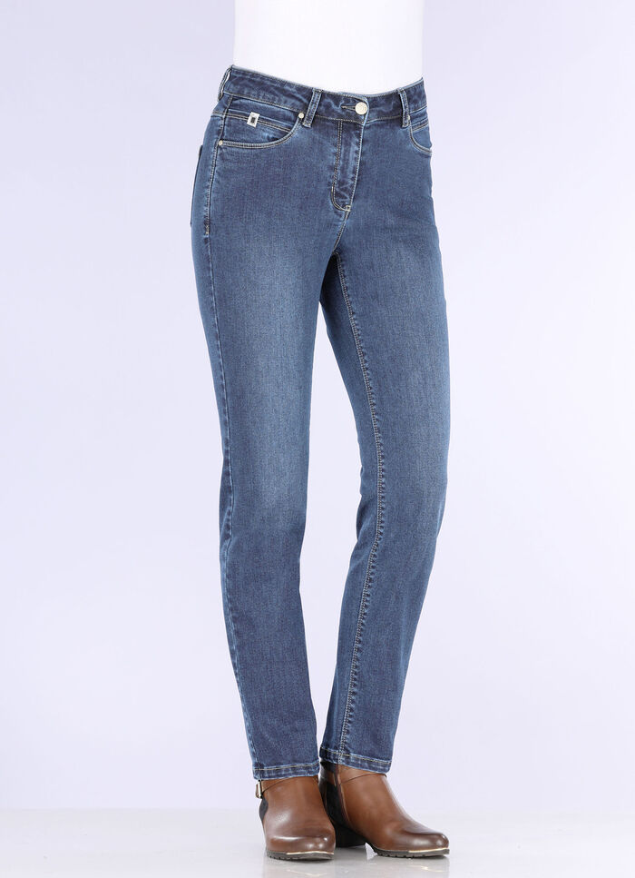 Jeans mit praktischer Handytasche JEANSBLAU