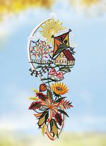 Fensterbild Herbstzeit 