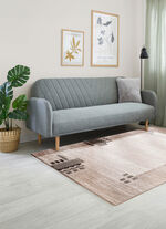 Brücken und Teppiche mit Melange-Effekt BEIGE