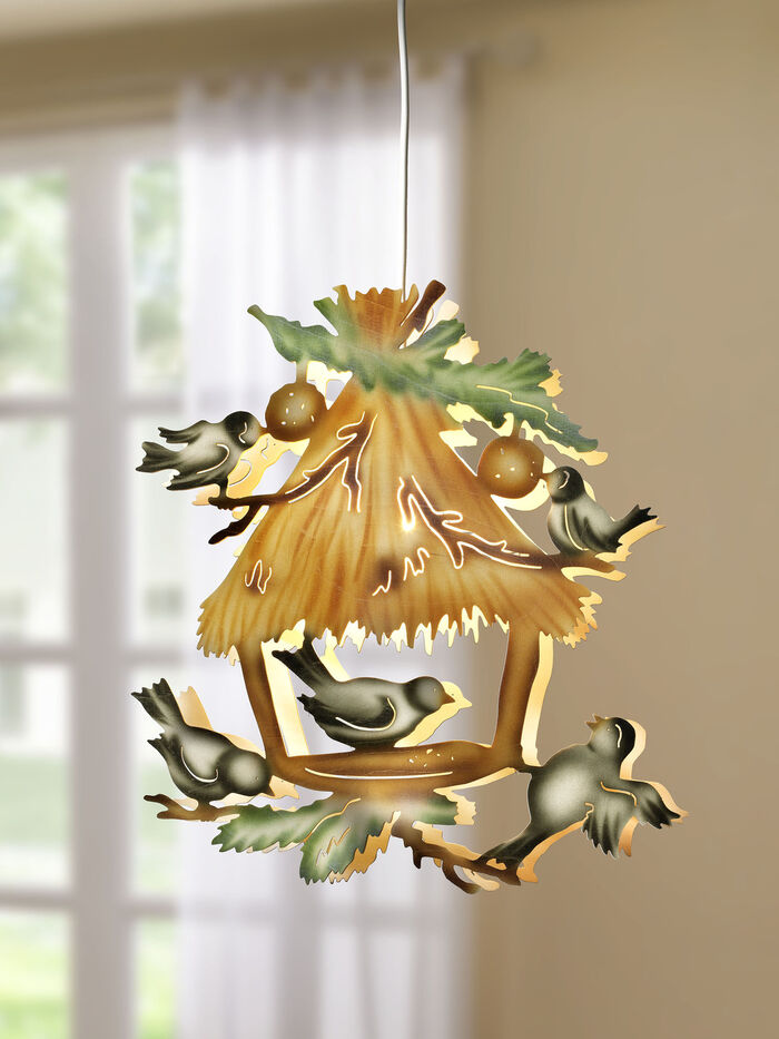 Beleuchtetes Fensterbild 