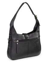 Laurina Tasche aus genarbtem Nappaleder SCHWARZ