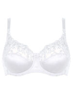 Naturana Zweierpack Bügel-BH mit Tüllstickerei im Vorderteil 1X PUDER, 1X WEISS