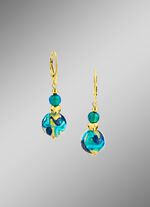 Ohrringe mit Muranoglas 