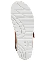 ELENA EDEN Sandale aus Nappaleder COGNAC