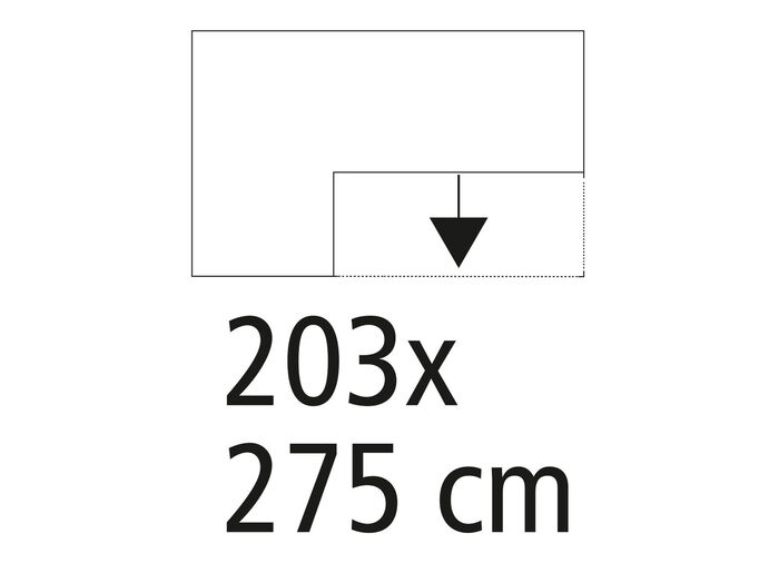 Polstermöbel mit Funktion und verstellbaren Kopfstützen ANTHRAZIT