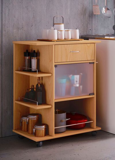 Ger&auml;umiger K&uuml;chenrollwagen 