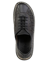 ELENA EDEN, sommerliche Damen-Schn&uuml;rschuhe, Weite H, mit herausnehmbarem Fu&szlig;bett SCHWARZ