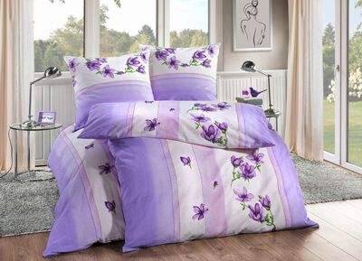 Bettw&auml;sche-Garnitur aus 100% Baumwolle 