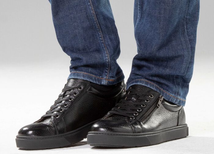 GINO GALANTE, klassische Herren-Sneaker, mit herausnehmbarem Fu&szlig;bett 