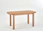 Esstisch, oval, ausziehbar ERLE