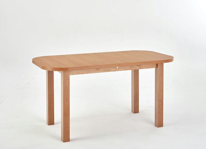 Esstisch, oval, ausziehbar ERLE