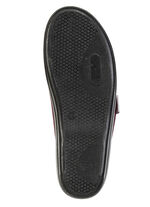 Laurina, Zweierpack, klassische Damen-Hausschuhe, Weite G, aus Mesh-Material 1X BORDEAUX, 1X SCHWARZ